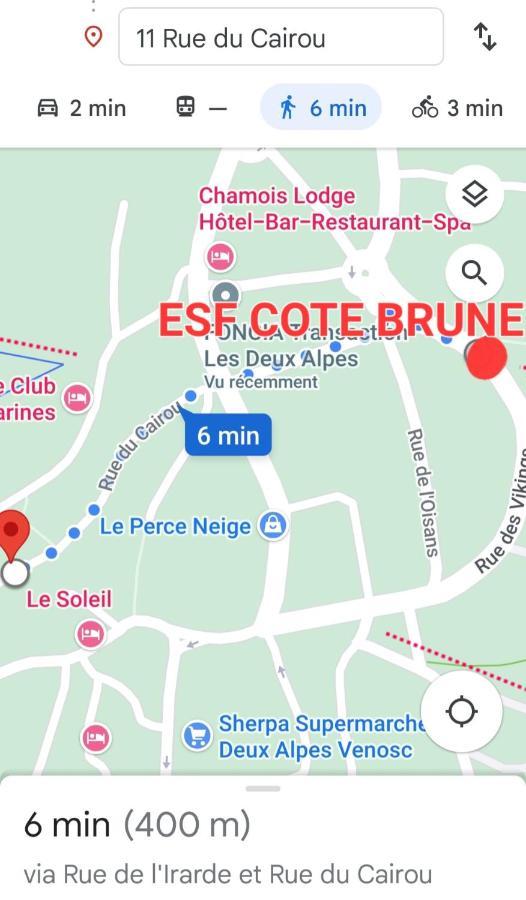 Centre 10Mn Pied Pistes Et Jandri 3S Vue Muzelle 8 Pers Wifi Apartment Les Deux Alpes Exterior photo